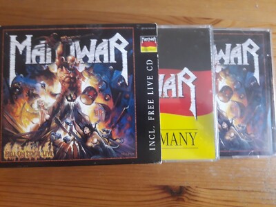 Doppel-CD Manowar Hell on earth live + 3 Song Bonus-CD, 1999