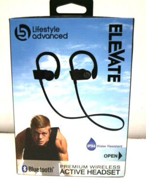 ELEVATE LIFESTYLE ADVANCED WIRELESS IPX4 ACTIVE HEADSET BLUETOOTH