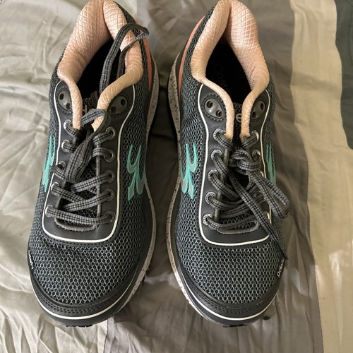 Gdefy Gravity Defyer Walking Shoes Gray Pink Sneakers TB9024FGP Womens Size 8 - Picture 6 of 10