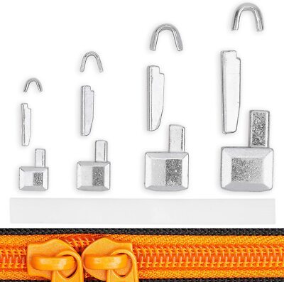 Reißverschluss Reparatur Set für 10 Endstücke für