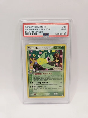 Pokemon Card Victreebel 13/92 EX The Legend of Mew PSA 9 Stamped Mint ENG