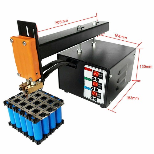 Spot Welder 3KW High Powe Battery Pack Nickel Welding Pulse Spot Welding Machine - Photo 2 sur 12