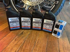 Drag Specialties 4qt SAE 60 Oil & Drop In Filter fits 1965-82 Harley Shovelhead