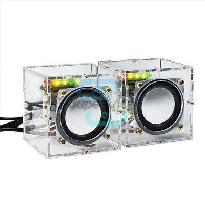 Mini Speaker DIY Power Amplifier Speaker Sound Production Electronic Kit 3W+3W