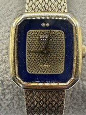 Vintage Lassale Seiko Ladies Dress Watch 1400-6549 New Battery 20MM 7"