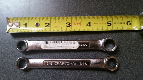 NOS Craftsman Double Box End Wrenches, pick size, Made in USA, Fast Free Ship - Picture 3 of 39