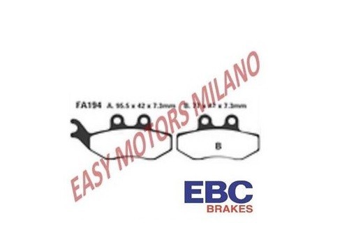 Paire Plaquettes Frein Peugeot Jetforce Satelis Compresseur Exécutif Premium 125 - Photo 1/1