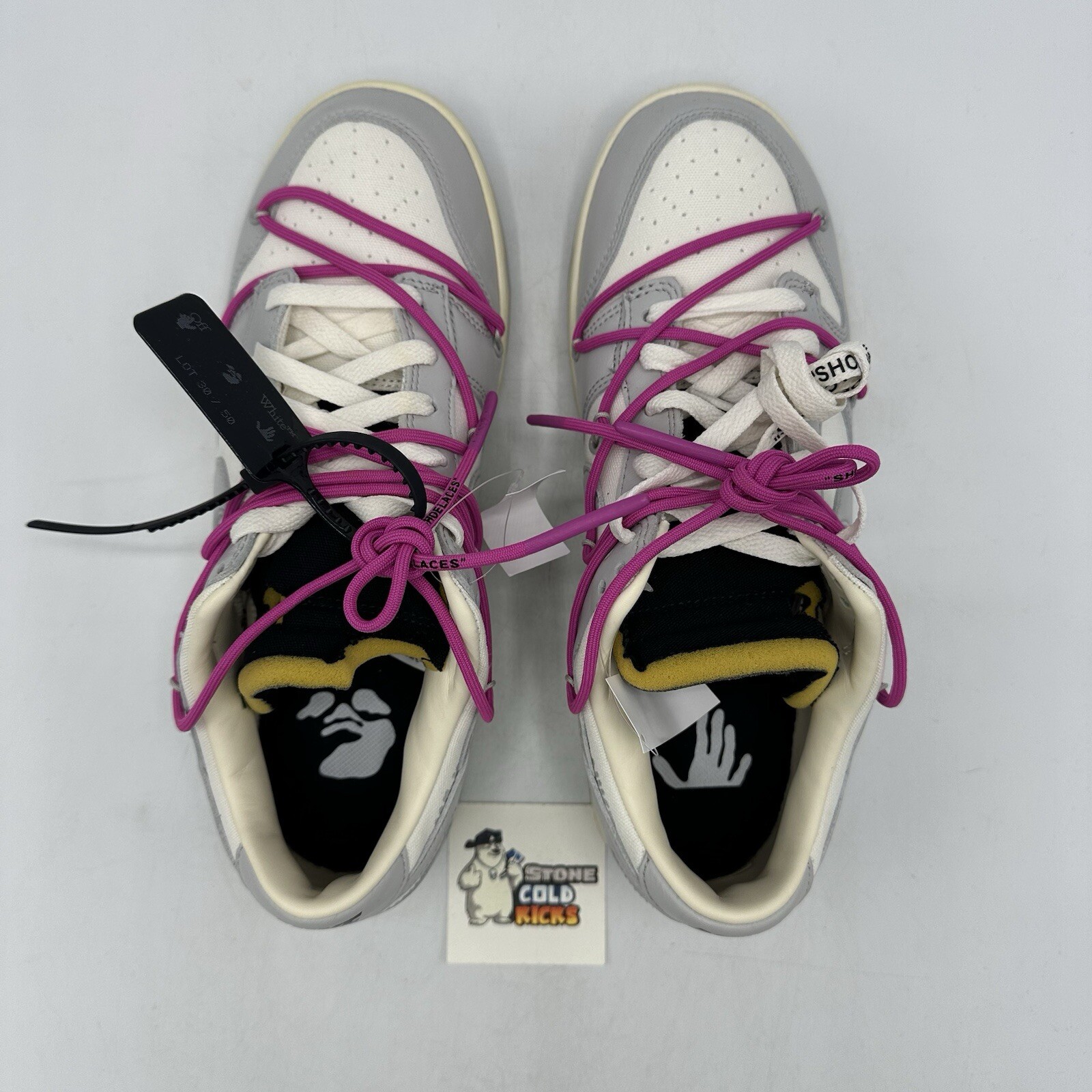 OFF WHITE X NIKE Nike Off White x Dunk Low 'Lotto 30 di 50' DM1602 122 Taglia 10 5