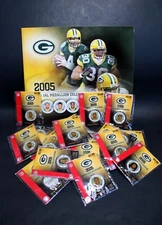 2005 Green Bay Packers Official 22-Piece Medallion Set with Display Album