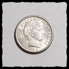 1914-P  BARBER DIME Satiny CHOICE BU  #6D26   Free U.S. Ship