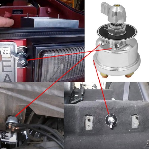 12/24V 300A Master Battery Quick Disconnect Power Cut Shut Off Switch