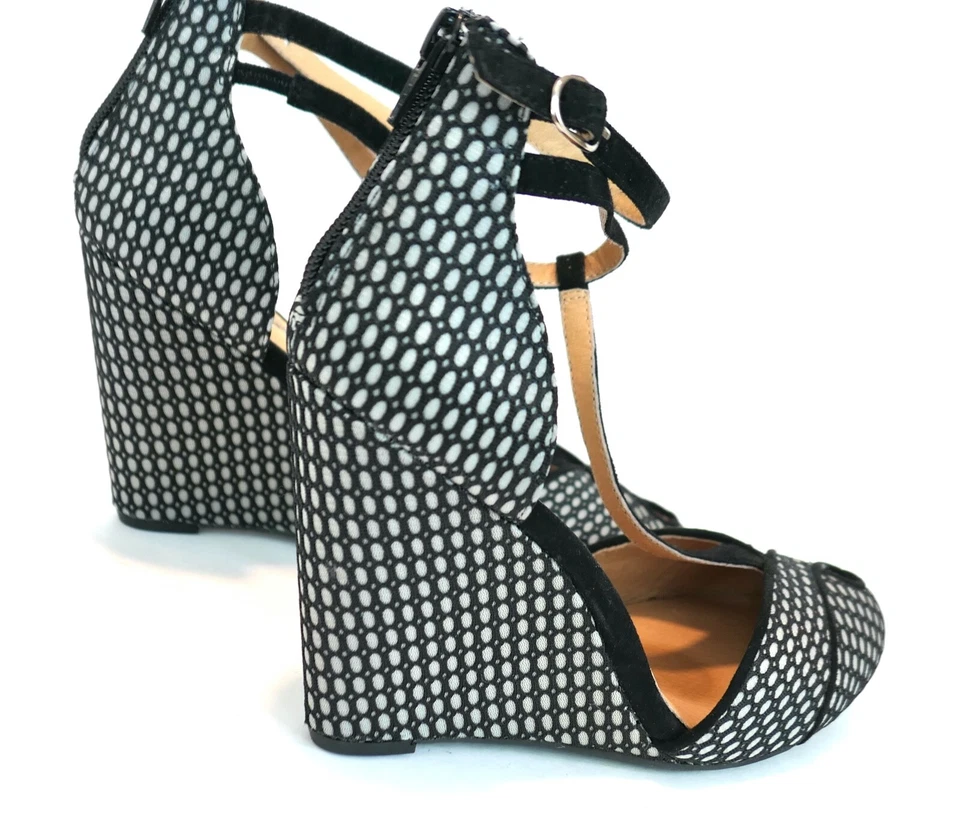 Seychelles Heritage Tobillo Correa en T Cuña Plataforma Tacón Deco Rockabilly 9 Foto 3 de 4