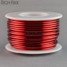 Magnet Wire 12 Gauge AWG Enameled Copper 25 Feet Coil Winding and  Crafts Red