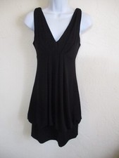 Eliza J Black Sleeveless Dress Size 4 Low Back