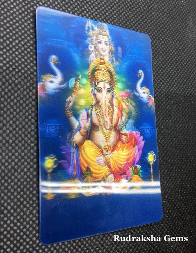 OM AUM HINDU GOD 3D PICTURE CARDS GANESH LAXMI TIRUPATHI DURGA KALI MA SHIVA SAI - Picture 3 of 10