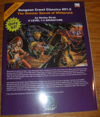 Dungeon Crawl Classics Das finstere Geheimnis von Whiterock sehr guter Zustand Goodman Games DCC