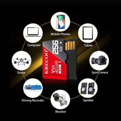 Scheda Di Memoria Micro SD 1TB ByteFest Con Adattatore – UHS-I U3 C10 A1 V30 Per Video 4K E Drone