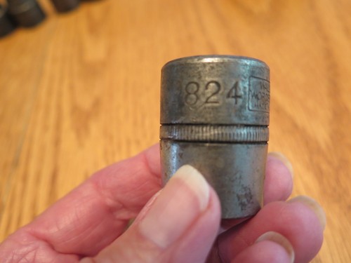 Juego de enchufes vintage Walden Worcester 1/2" Drive 12pt 7/16-7/8 (falta 5/8) - Imagen 16 de 23