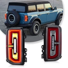 Repackaged VLAND LED Tail Lights For 2021-2024 Ford Bronco w/Start-up Animation