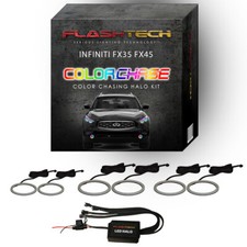 Dream Color Chasing Led Halo Kit For 03-08 Infiniti Fx35 Headlight Fog Lights Dream Color Chasing Led Halo Kit For 03-08 Infiniti Fx35 Headlight Fog Lights