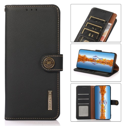 Book Design Genuine Leather Card Slots Flip Wallet Case Cover f OnePlus 11 12 13 - Picture 3 of 26