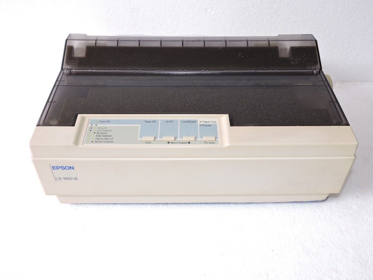 Epson LX-300+II Parallel USB Dot Matrix Printer 220-240V 50-60Hz