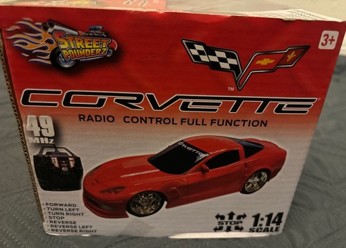Full Function Radio Control Corvette Signature Edition Red 27/49 MHZ Ready To Go - Picture 5 of 6