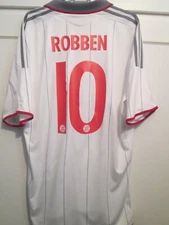 Bayern Munich 2009-2010 Robben 10 Champions league Football Shirt Large /48446