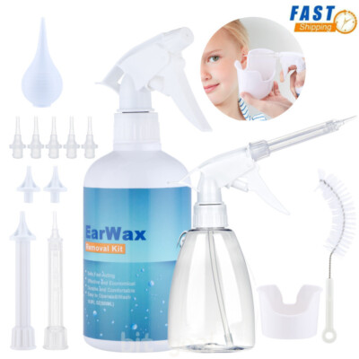 #ad Ear Wax Removal Remover Irrigation Cleaner Cleaning Washer Bottle Syringe Kit $18.20