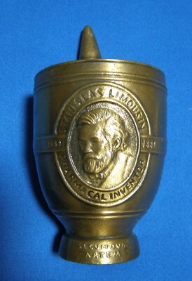 Schering Bronze Commemorative Pharmacological Mortar and Pestle Stanislas Limous