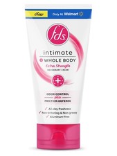 FDS Intimate Whole Body Deodorant Cream, Extra Strength, 0 Aluminum, 2.5 Oz