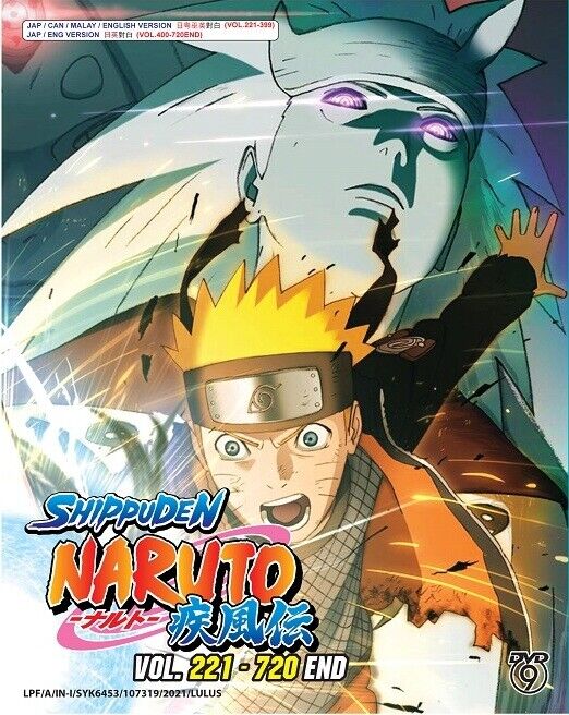 Naruto Shippuden Episode 1-720End DVD Anime Complete Series ENGLISH DUBBED