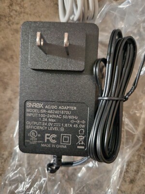 SNROX AC / AC ADAPTER MODEL : SR -A62401870U , 24V -- 1.87A 45W