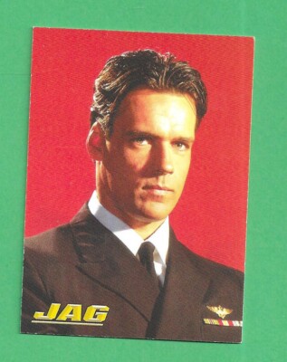 JAG Premiere Edition Spotlight card DJE1 David James Elliott Harmon Rabb Jr. 