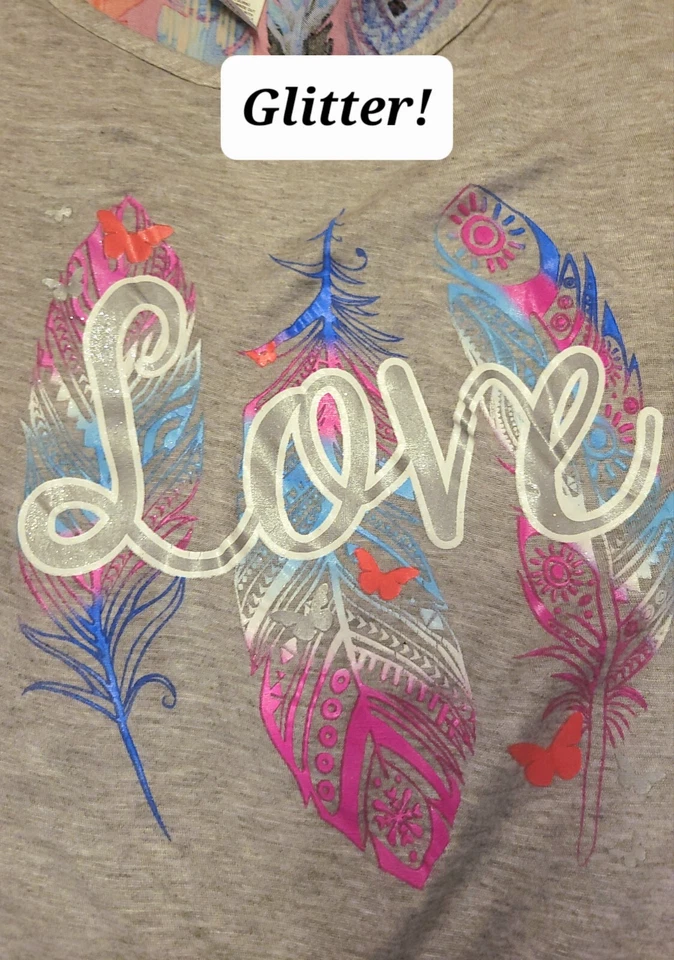 Shorts costurados brancos e roupa colorida majestosa/camisa de penas marca Gap tamanho 10 - Imagem 4 de 4