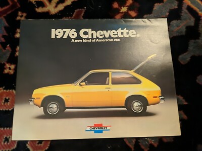 1976 CHEVETTE A NEW KIND OF AMERICAN CHEVROLET CAR VEHICLE VTG RARE BOOK