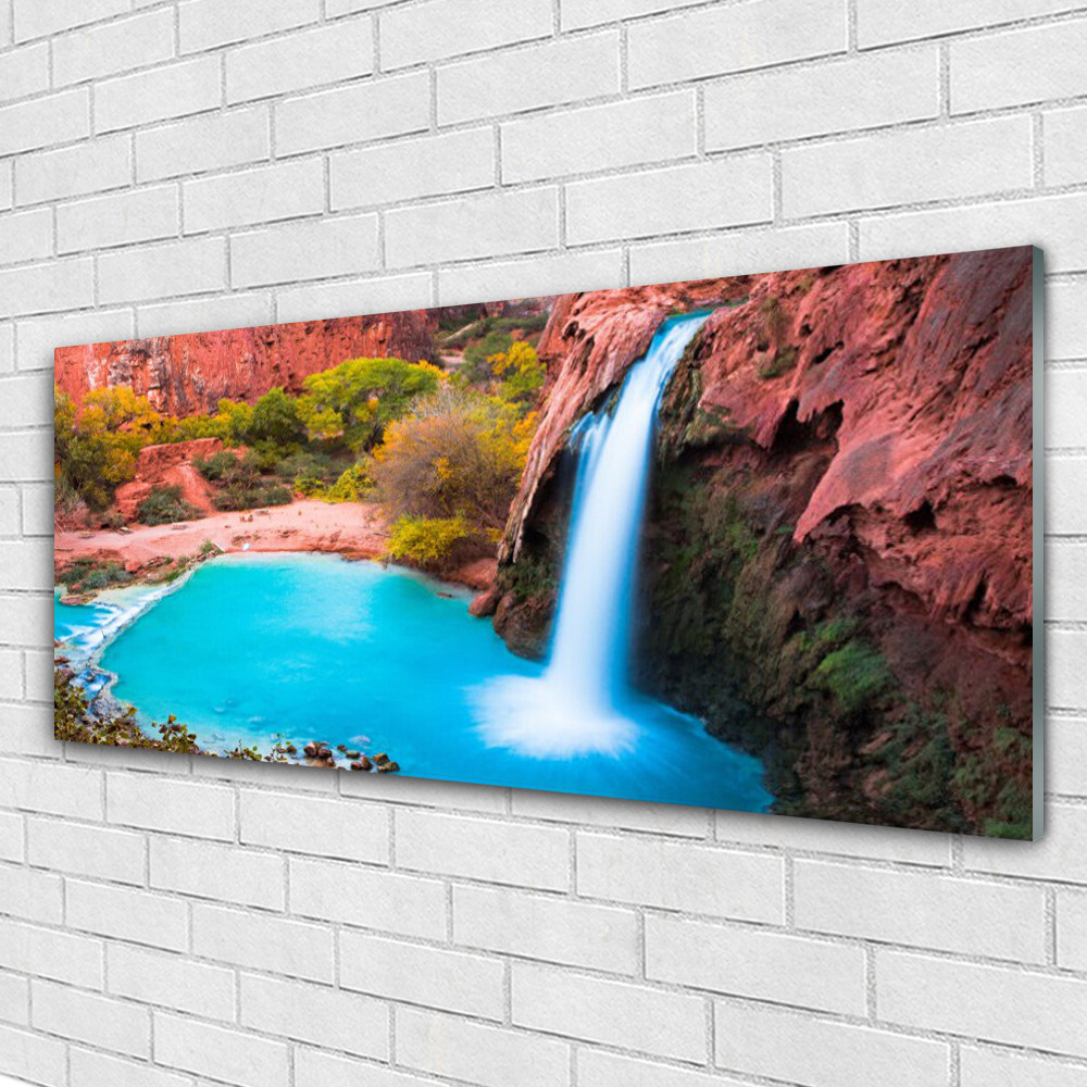 Image tableau 125x50 acrylique pour agrandir une pièce avec la nature