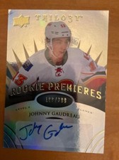 2014-15 Trilogy Hockey Rookie Premieres AUTO Johnny Gaudreau /399 Flames