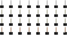 12-Pairs Black High Heel Caps Replacement Tips 7-12mm Shoe Heel Protectors