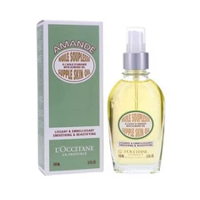L'Occitane Amande Huile Souplesse Almond Supple Skin Oil 3.3 oz / 100 ml NIB