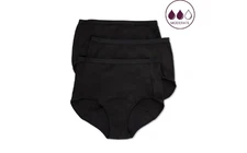 NWT XL/8  Hanes Fresh and Dry Moderate Leak Protection 3 Pack Seamless Period