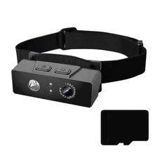 Outdoor Sports Headlamp Camera 1080p CMOS Sensors Recorder Long Battery Lifes