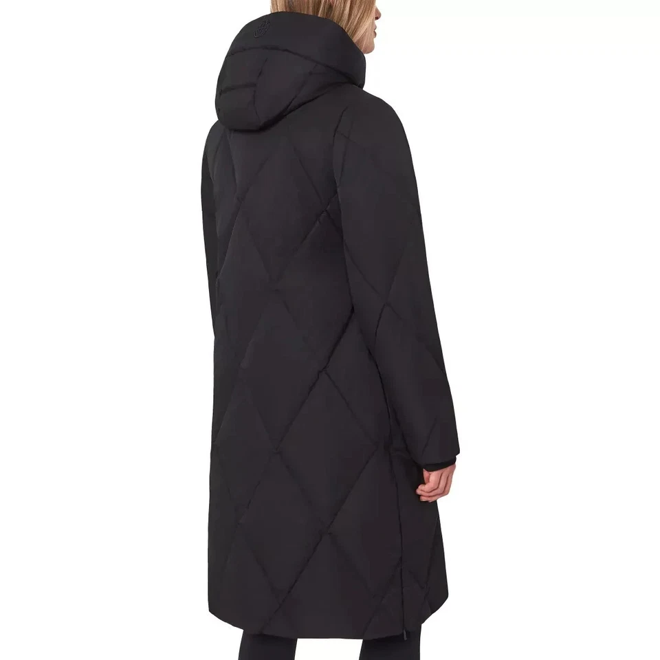 Mondetta Women’s Diamond Quilt Down Parka – Black, Size XXL - Image 2 of 4