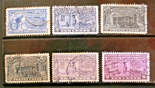 8-12, RNV315 *** LOT 5687, SPECIAL DELIVERY STAMPS, USED