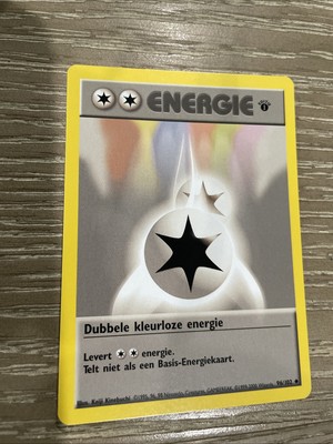Colorless Energy Energie Base Set NM DUTCH Pokémon Free Ship 1st Edition