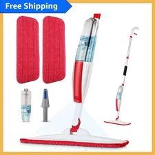 Versatile Spray Mop with Washable Pads - Lightweight, Easy to Use for All Floors