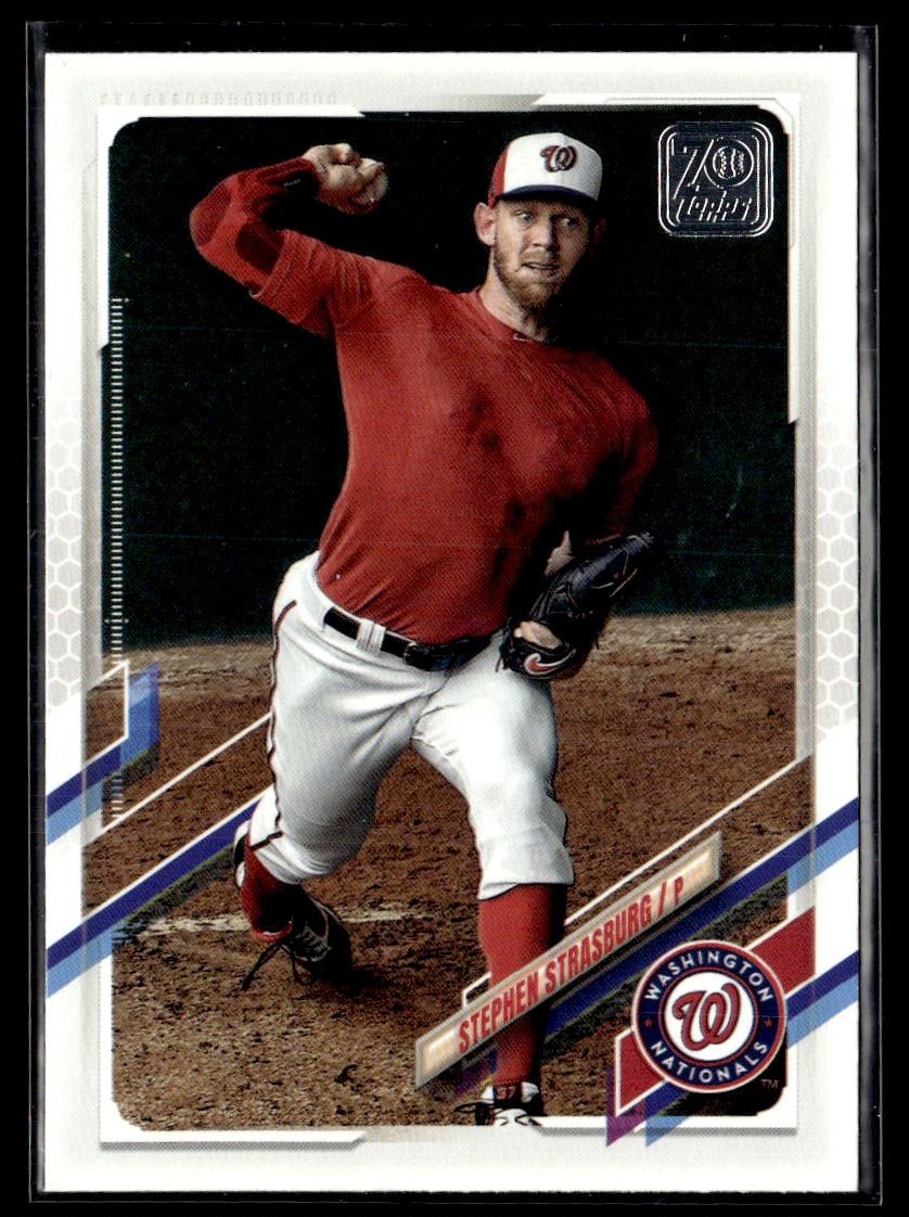 2021 Topps SP Variation Stephen Strasburg Nationals #400
