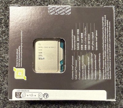 Intel core ultra7 265K 美品 Intel Core Ultra 7 265K 20-Core 3.9GHz LGA-1851 Boxed Processor