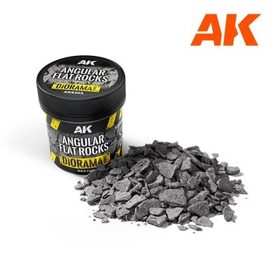 AK Interactive: ROCKS - Stones | Gravel | Rock - 100ml - Singles 8 Types