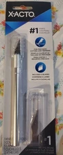 X-Acto #1 Hobby Craft Precision Cutting Trimming Knife + 5 Blades X3311 NIP